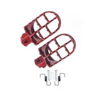 Estriberas Reposapiés Pieza De Repuesto De Clavijas De Reposapiés Todoterreno para Motocicleta De Aleación De Aluminio Universal Pedali Poggiapiedi(2)