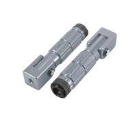 Estriberas Reposapiés plegables fijos de 90 grados, Pedal reposapiés delantero y trasero, accesorios universales modificados para motocicleta