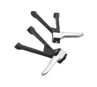 Estriberas Reposapiés trasero motocicleta para BMW S1000RR 2019-2021 2022, Pedal M1000RR 2020-2022 Pedales soporte CNC(Silvery Footrest)