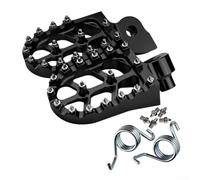 Estriberas todoterreno para moto de cross mecanizadas CNC, diseño de pinchos, reposapiés de aleación de aluminio, amplia compatibilidad, múltiples opciones de color (negro)