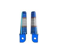 Estriberas Traseras Moto For Phantom 150 CB190R 1 Pair Foot Peg Aluminum Alloy Rear Rider Rests Motorcycle Footrests(Blue Silver)