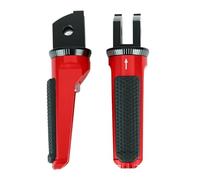Estriberas traseras para Motocicleta Reposapiés Delanteros para Motocicleta para FJR1300A/AS FZ6 MT-07 MT07 MT-09 MT09 SP MT 09 07 Tracer GT(Red Foot Peg)