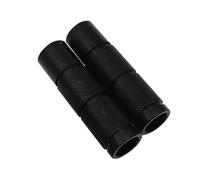 Estriberas Universal Motocicleta ATV Bicicleta CNC Scooter Dirt Bike Accesorios Aluminio M8 Reposapiés Pedales Reposapiés(Black)