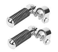 Estriberas Universales para Motocicleta 26mm a 31mm Reposapiés de Acero Inoxidable Protector Barra Soporte Pies