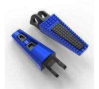 Estribo Accesorios Para Pedales Y Estriberas De Motocicleta Para Harley, Para Davidson Para Pan America 2020, 2021, 2022, 2023 2024 Reposapiés Delantero Para(Blu)