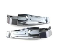 Estribo De Motocicleta para FZ8 2004-2019 CNC, Reposapiés Trasero para Pasajero, Pedal De Estribo Reposapiés Delanteros(Titainum)