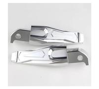 Estribo De Pie Trasero para Motocicleta, para FZ-07 2013 2014 2015 2016 2017 2018 2019 Pedal Reposapiés CNC Reposapiés Delanteros(Plata)