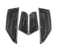 Estribo Motocicleta Almohadillas Placa Pie Clavijas Pedal Reposapiés para TMAX530 para TMAX 530 para T-MAX 530 2012 2013 2014 2015 2016 Motocicleta Reposapiés(Negro)