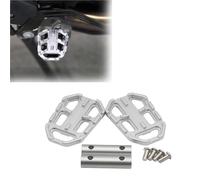 Estribo Motocicleta Reposapiés Almohadilla Apoyo Pedales Para BMW R1200GS 2013-2016 2017 2018/R Nine T Para Urban GS 2018-2019 Palanca Pie Estriberas(Silver)