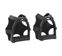 Estribo para Montar a Caballo de 2 Piezas, Equipo Ecuestre Antideslizante con Cubierta de Red y Estructura Reforzada, Estribo de Seguridad para Montar a Caballo para una Experiencia de