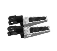 Estribo Pedales Ajustables Para Motocicleta Reposapiés Delantero Para BMW S1000XR 2X10 2014-2018 2017 2016 2015 Estriberas(Silver)