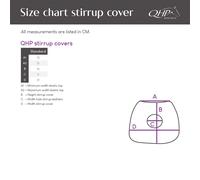 Estribo QHP stirrup covers - Burdeos