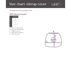 Estribo QHP stirrup covers - Verde oscuro