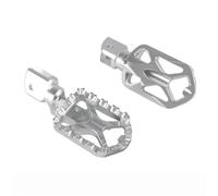 Estribo Reposapiés Ajustables De Aluminio Para Motocicleta Para BMW F700GS F800GS, Piezas Y Accesorios Sin Funda(Silver)