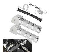 Estribo Reposapiés Para Motocicleta Para Honda CB1100/RS/SX CBR400R 2013-2014 215 2016 2017 2018 2019, Accesorios Para Pedales Y Estriberas(Silver)