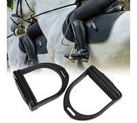 Estribos de Plástico para Caballos, de Alta Resistencia, Livianos, de Seguridad, Antideslizantes, para Montar en una Silla de Montar, Estribo para Caballos con Alfombrilla de