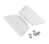 ＡＷＨＡＯ Estribos Laterales Metálicos para Coches RC: Piezas de Modificación Fiables, Resistentes Al Desgaste Y de Alto Rendimiento. Protección de Bordes, Plata