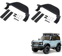 Estribos laterales para Ford Bronco 4D 2021-2023, barras Nerf laterales con revestimiento negro de acero (4)