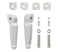 Estribos Moto Reposapiés Delanteros Traseros Pasajero Motocicleta para RS660 2021-2023 Aluminio CNC Antideslizante Accesorios para Motos Deportivas(Passenger Footpeg)