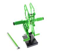 Estribos Moto Reposapiés Traseros Ajustables 3D De Aluminio Motocicleta para MT-07 FZ07 2013-2020 2019 2018 2017(6)