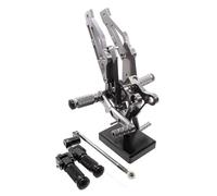 Estribos Moto Reposapiés Traseros Ajustables De Aluminio Motocicleta para GROM MSX125 2012-2016(8)