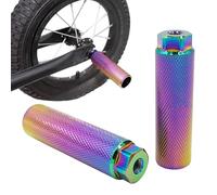 Estribos para bicicleta,Puntas de Alargamiento de Rueda y Pedales | Soportes de Aleación de Aluminio Coloridos para Bicicleta - para Hombre Jóvenes Niños Pasajero Trasero Carretera Ciclismo