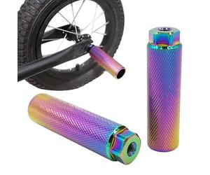 Estribos para bicicleta,Puntas de Alargamiento de Rueda y Pedales | Soportes de Aleación de Aluminio Coloridos para Bicicleta - para Hombre Jóvenes Niños Pasajero Trasero Carretera Ciclismo