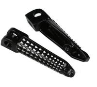 Estribos para moto Estriberas delanteras para motocicleta para Ninja 650R(Negro)