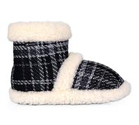 ESTRO Zapatillas Casa Mujer Invierno - Zapatillas De Casa Mujer Invierno De Lana Oveja Pantuflas Hombre B03 (38/39, Cuadros)