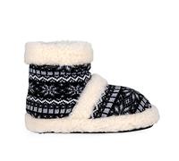 ESTRO Zapatillas Casa Mujer Invierno - Zapatillas De Casa Mujer Invierno De Lana Oveja Pantuflas Hombre B03 (36/37, Negro)