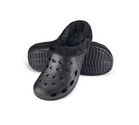 ESTRO Zapatillas Casa Mujer Invierno - Zuecos Hombre Invierno Zuecos de Goma Mujer Invierno A01 (40, Negro)