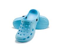 ESTRO Zuecos Mujer Verano Goma - Zuecos Sanitarios Mujer Unisexo Zapatillas Casa Verano Hombre Ligero A02 (39, Azul)