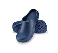 ESTRO Zuecos Sanitarios Mujer Cerrados - Cross Hombre Zuecos Mujer Sanitarios Zapatos de Cocina Hombre CC01 (46, Azul Oscuro)