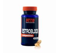 Estroblock Competition - Mega Plus - Regulador Hormonal Natural para hombre - Bloqueador de Estrógenos con Indole-3-Carbinol, Resveratrol y Capsimax® - Ideal Post Ciclo - 45 Cap (169015)