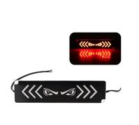 Estroboscópica LED 12V para Coche y para moto Estroboscópica | Operación estable, iluminación lateral clara, visión amplia, área del vehículo visible(red)