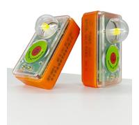 Estroboscópico de posicionamiento del chaleco salvavidas - Baliza de seguridad con flash LED, luz de emergencia impermeable | Indicador de rescate flotante para natación, kayak, uso nocturno, herramie