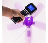 Estroboscopio digital de mano 200-999999 RPM analizador de velocidad del motor sin contacto, iluminación de 1500 lux, precisión del 0,001% para engranajes, neumáticos