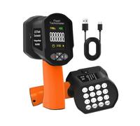 Estroboscopio LED 60-100000 RPM, tacómetro digital sin contacto WapoRich con 16 LED, recargable por USB, pantalla LCD para motor y ventilador (RQ-8000B)