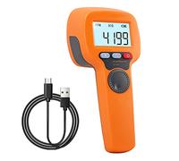 Estroboscopio LED digital Techómetro estroboscópico sin contacto Medición 60-49999RPM Velocímetro de mano Hz Probador de velocidad Precisión 0.001% Flash LED recargable para impresión Motor
