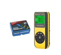 Estroboscopio, Tacómetro de velocidad de tacómetro de contacto digital Rpm Tacómetro automático sin contacto 7.0-99,999 rpm Hold de datos, máx/min/AVG