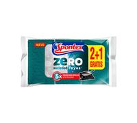 Estropajo Con Esponja Zero 2 Unid + 1 Und Gratis