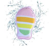 Estropajo de baño para niños, esponja de ducha para niños, esponjas de baño naturales en formas lindas | Depurador corporal reutilizable, dulce accesorio de baño para piel sensible, niños, ducha
