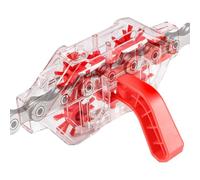 Estropajo de cadena de bicicleta, limpiador de cadena de bicicleta, limpiador transparente, herramienta de limpieza de cadenas de bicicleta, herramienta de limpieza rápida para cadenas de bicicleta de