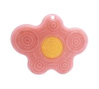 Estropajo de pies para la ducha - Esterilla de silicona antideslizante para masaje de espalda y cuerpo, almohadilla de masaje exfoliante para la espalda, lavado, pared, suelo, accesorios de baño