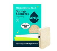 Estropajo Ecológico SEEP - Esponja de Cocina Compostable - Esponjas Naturales Hechas con Estropajo de Lufa - Esponja de Limpieza - Estropajo Natural - Paquete múltiple de 4 - Productos Ecológicos