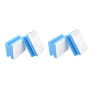Estropajo Salva uñas Profesional. Un Lado Suave y Otro de Fibra abrasiva. Azul y Blanco. Pack 4 uds