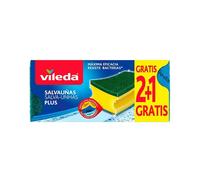 Vileda Antibacterial Scourer 3 Units