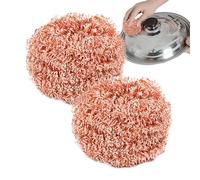 Estropajos De Hierro Para Ollas Y Sartenes - Cepillo De Fregado De Hierro De Cocina Que No Raya - Suministros De Eliminación De Grasa De Cocina, Almohadillas De Fregado No Abrasivas, Para Hornos De Ca