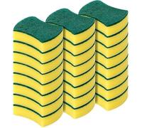 Estropajos de Microfibra para Fregar - Pack de 21 Esponjas Reutilizables y Antirayaduras - Limpieza Suave para Cocina, Baño, Vajilla, Ollas y Superficies Delicadas (1 Paquete con 21 ESPONJAS)