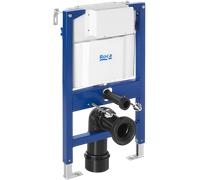 Roca,In-Wall Systems,DUPLO WC BAJO VENTANA - Bastidor con cisterna empotrable de doble descarga para inodoro suspendido. Permite accionamiento frontal o superior. Codo de 90 ø / 110 ø,A890121010